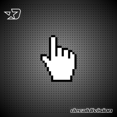 Cursor Pointer Hand Sticker